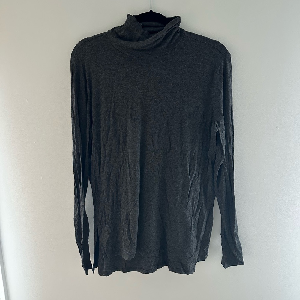 Abercrombie & Fitch Charcoal Turtleneck Sweater